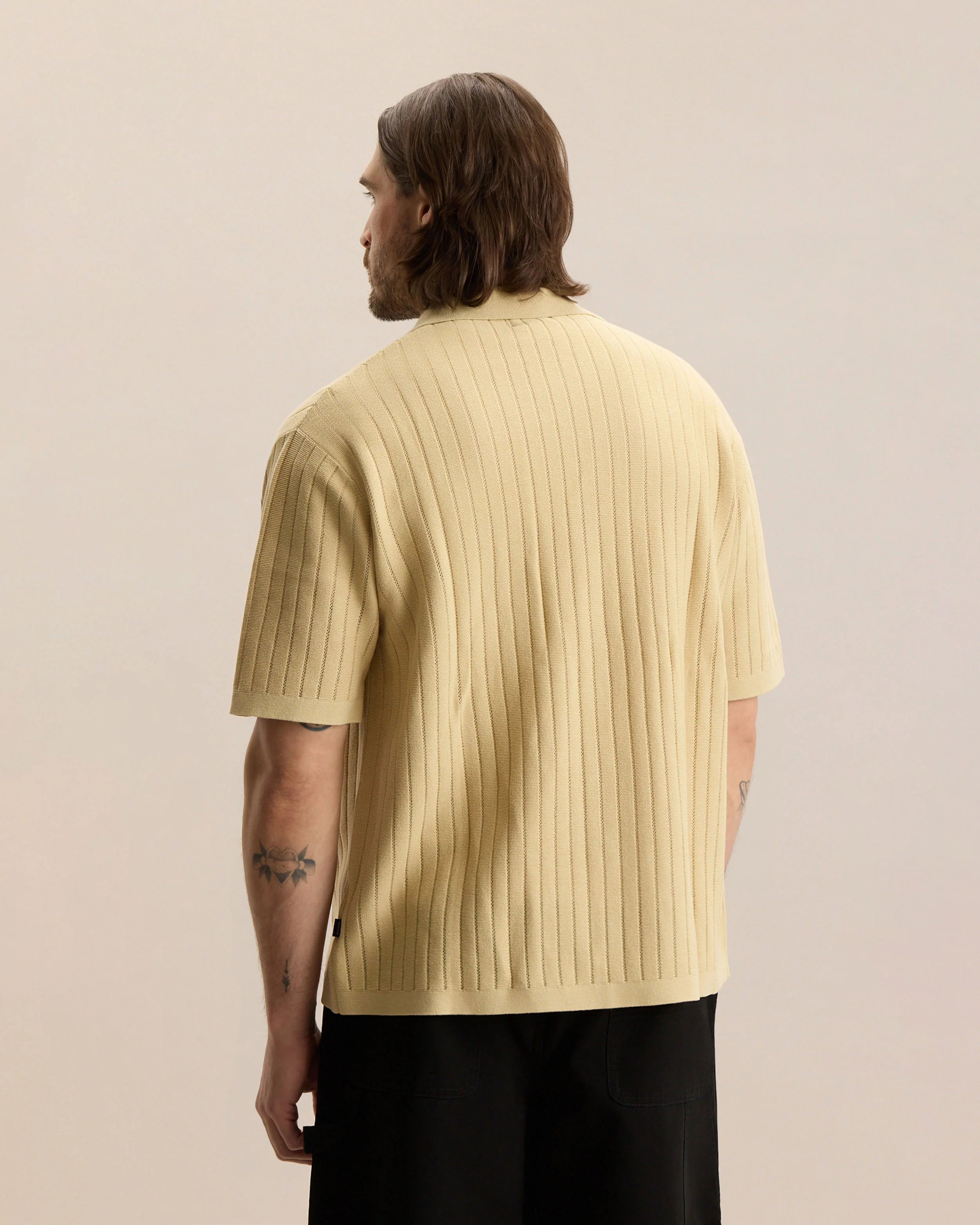 DROP-NEEDLE KNIT SHIRT - Image 3