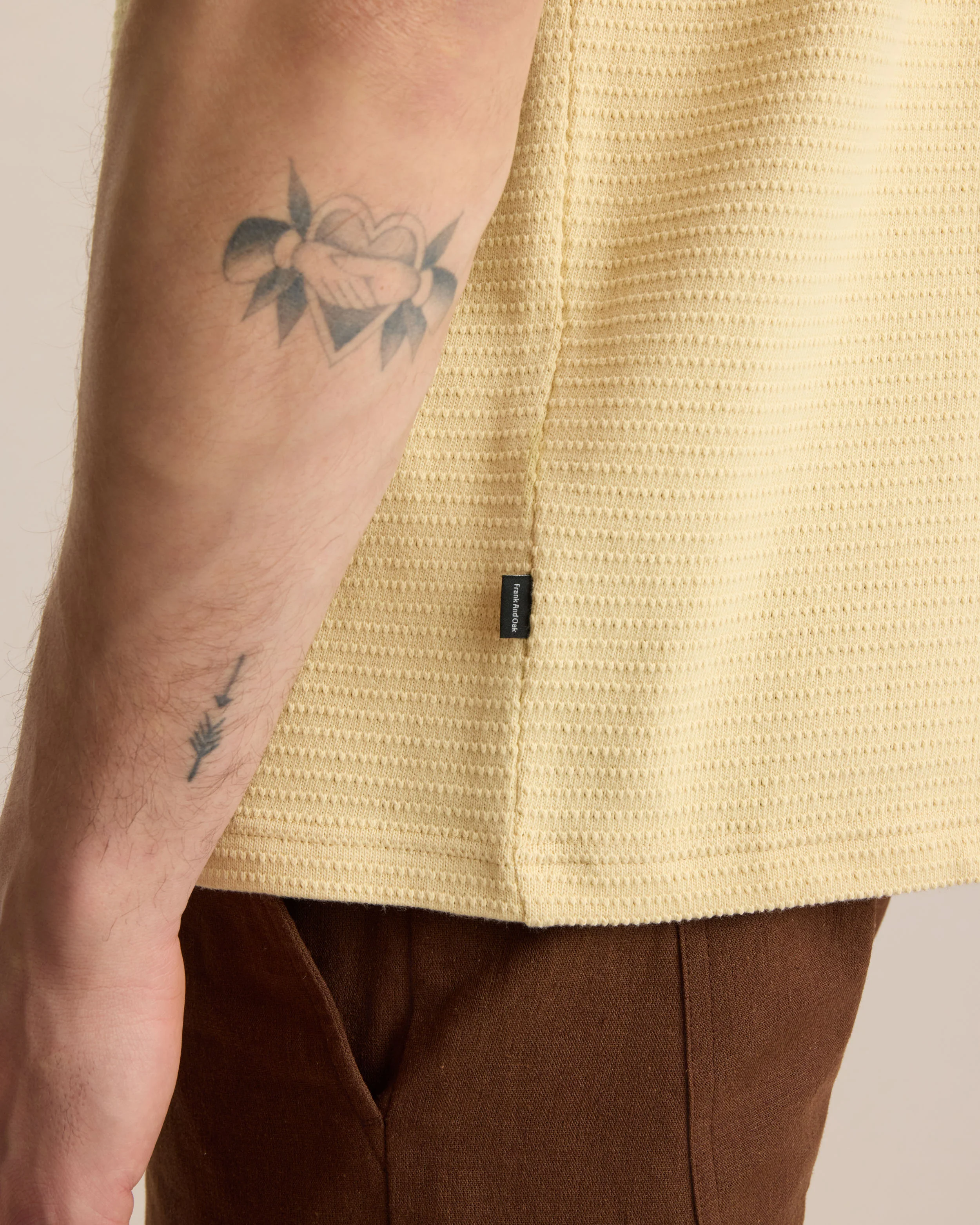 BOXY TEXTURED KNIT TEE - Image 4